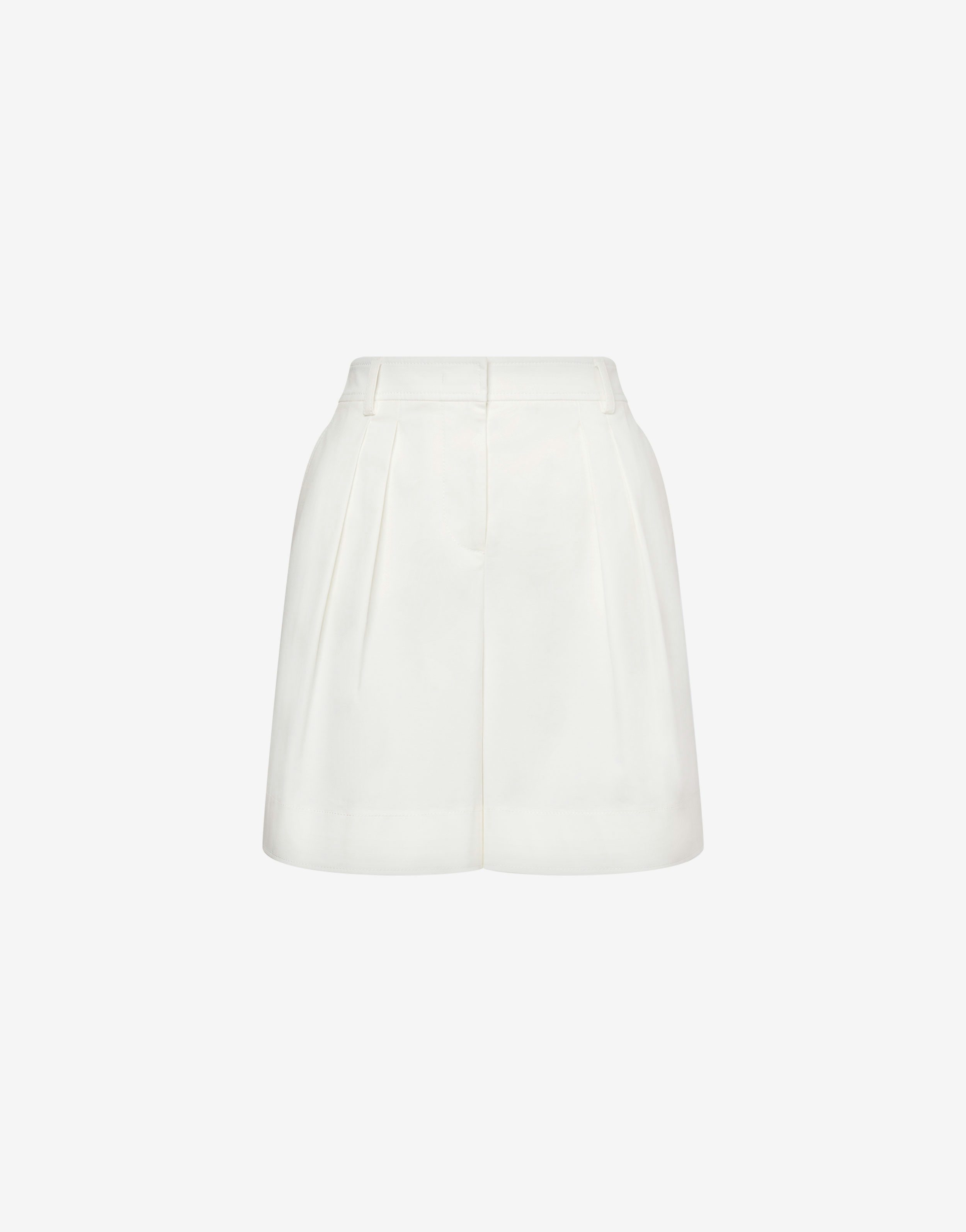 Alberta Ferretti Short in tela di cotone stretch
