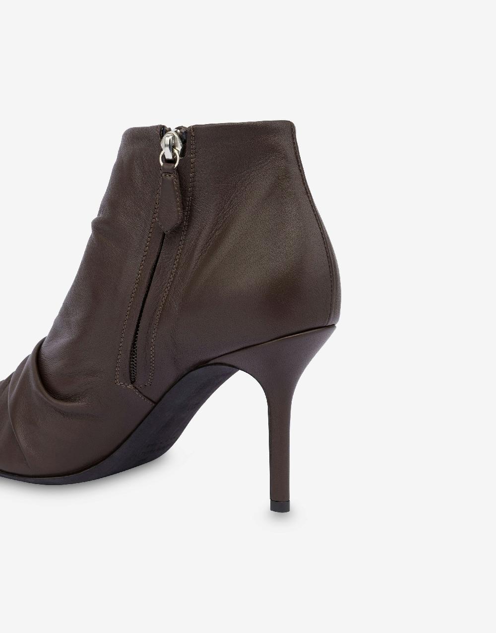 Alberta Ferretti Stivaletti In Nappa Folding