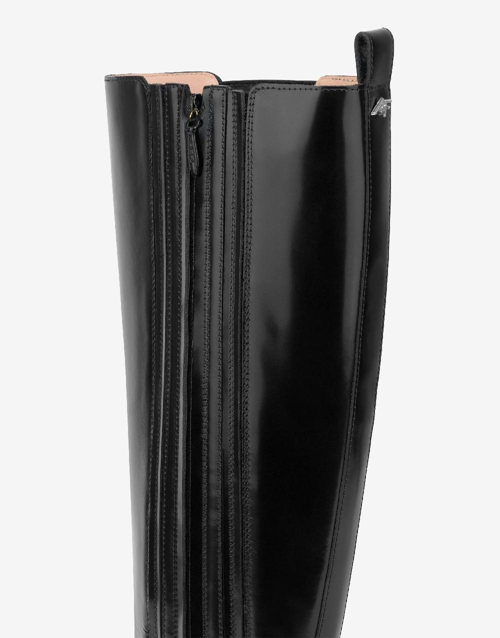 Alberta Ferretti Stivali In Vitello Spazzolato