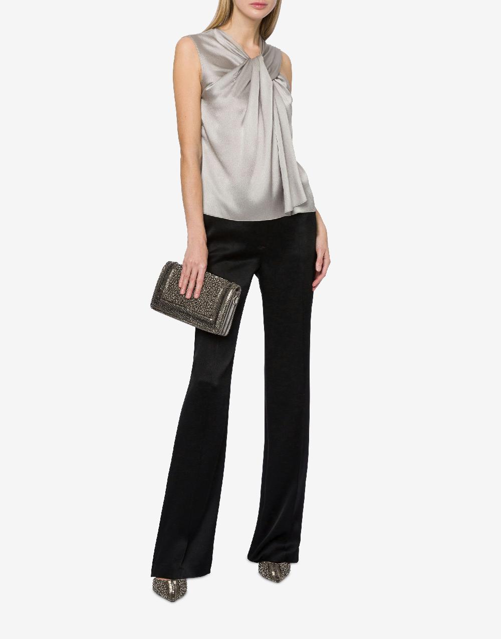 Alberta Ferretti Top Senza Maniche In Raso