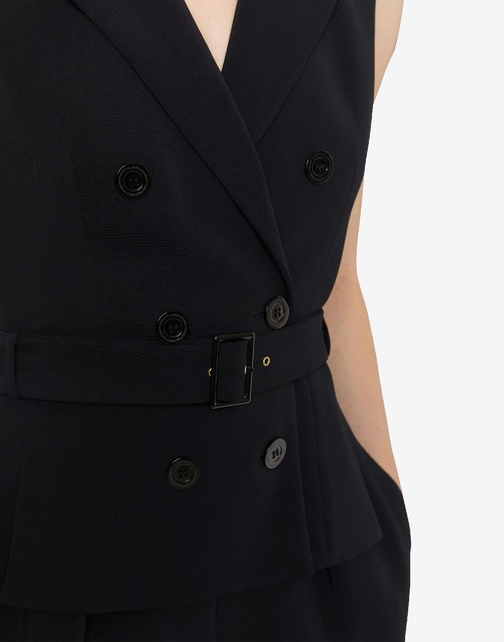 Alberta Ferretti Tuta In Cady Stretch