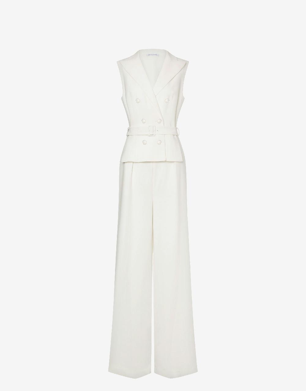 Alberta Ferretti Tuta in cady stretch