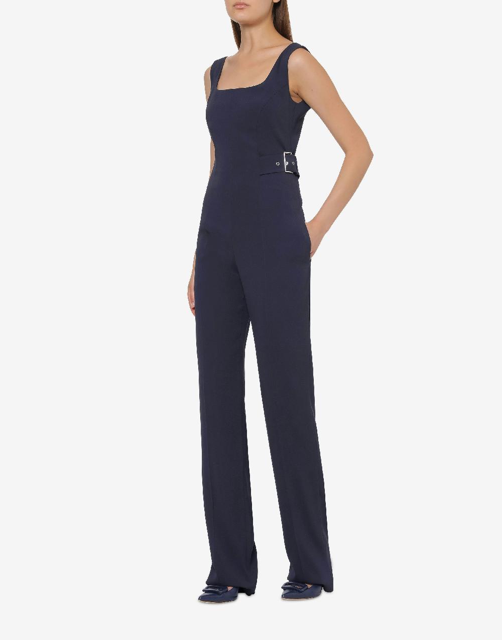 Alberta Ferretti Tuta In Enver Satin