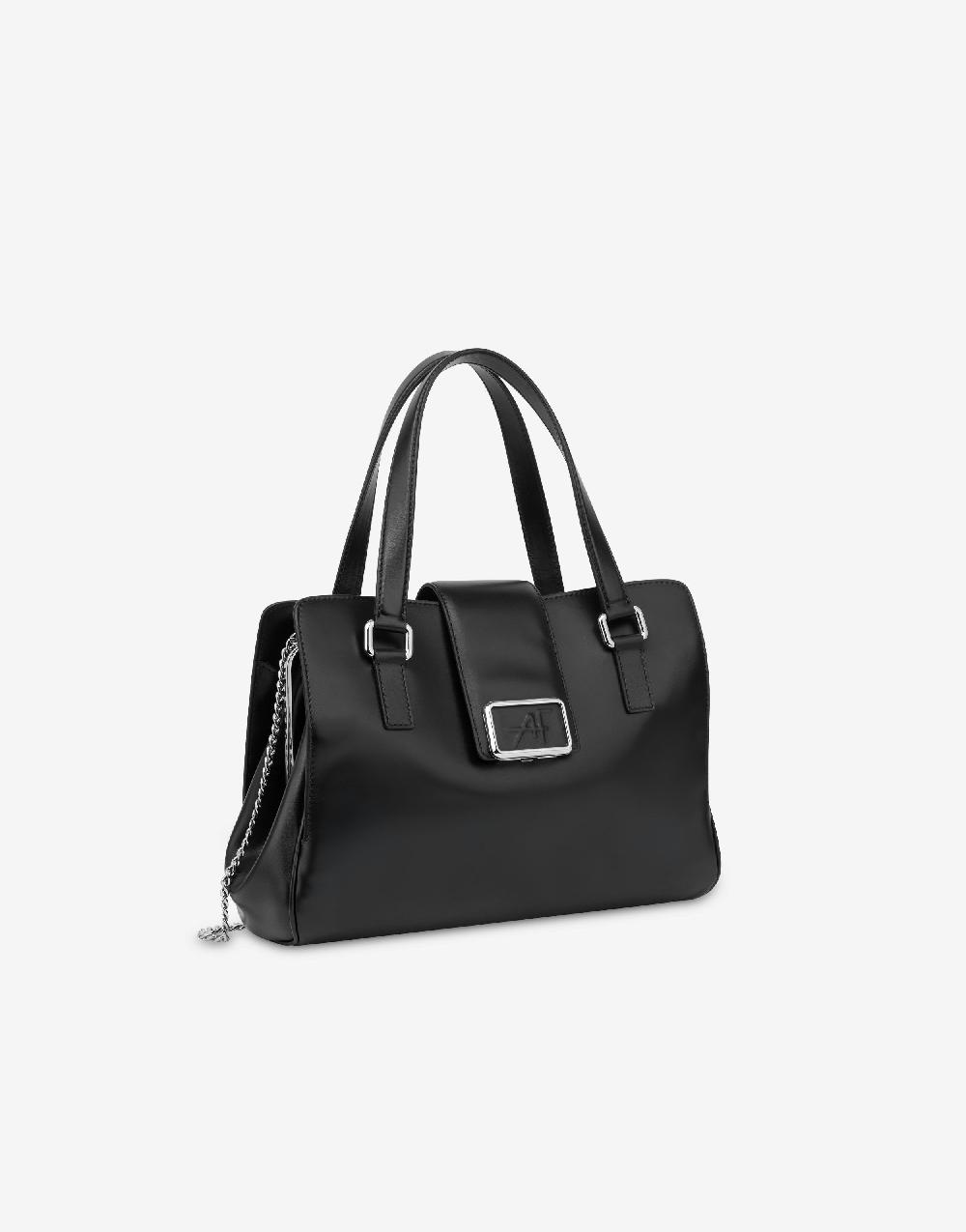 Alberta Ferretti Borsa Doppio Manico In Vitello Allure