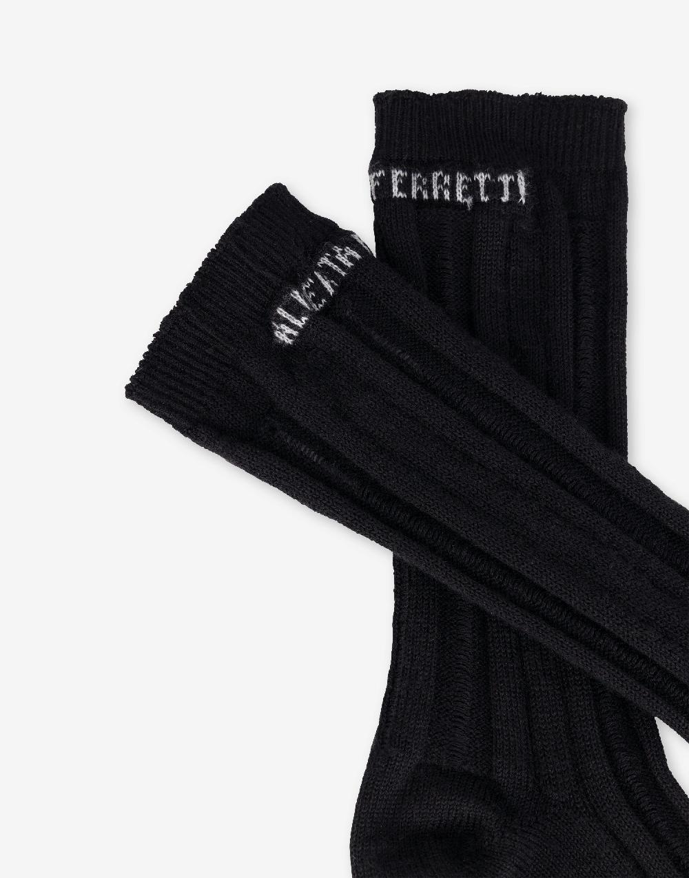 Alberta Ferretti Calze Alla Caviglia In Lana E Seta