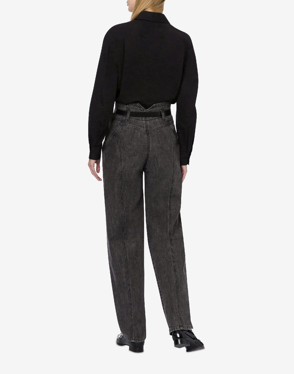 Alberta Ferretti Camicia Oversize In Popeline Stretch