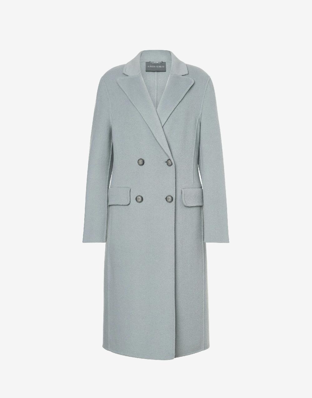 Alberta Ferretti Cappotto doppiopetto in panno double