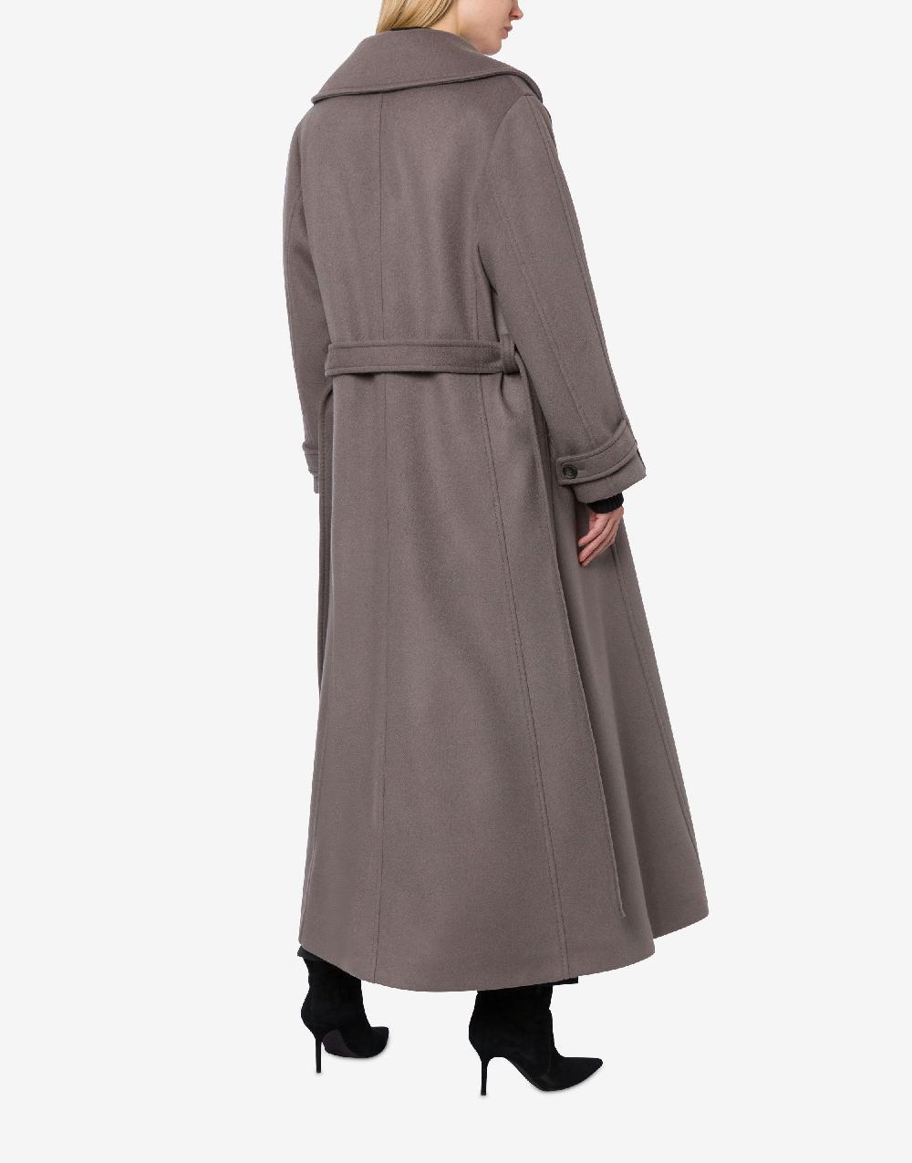 Alberta Ferretti Cappotto In Panno Di Lana E Cashmere