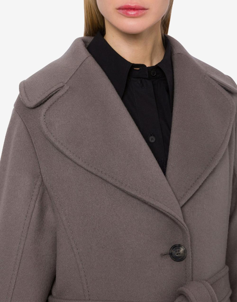 Alberta Ferretti Cappotto In Panno Di Lana E Cashmere