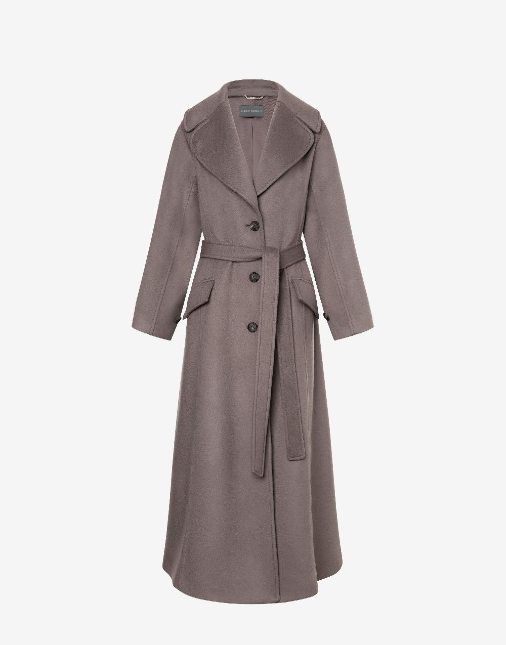 Alberta Ferretti Cappotto in panno di lana e cashmere