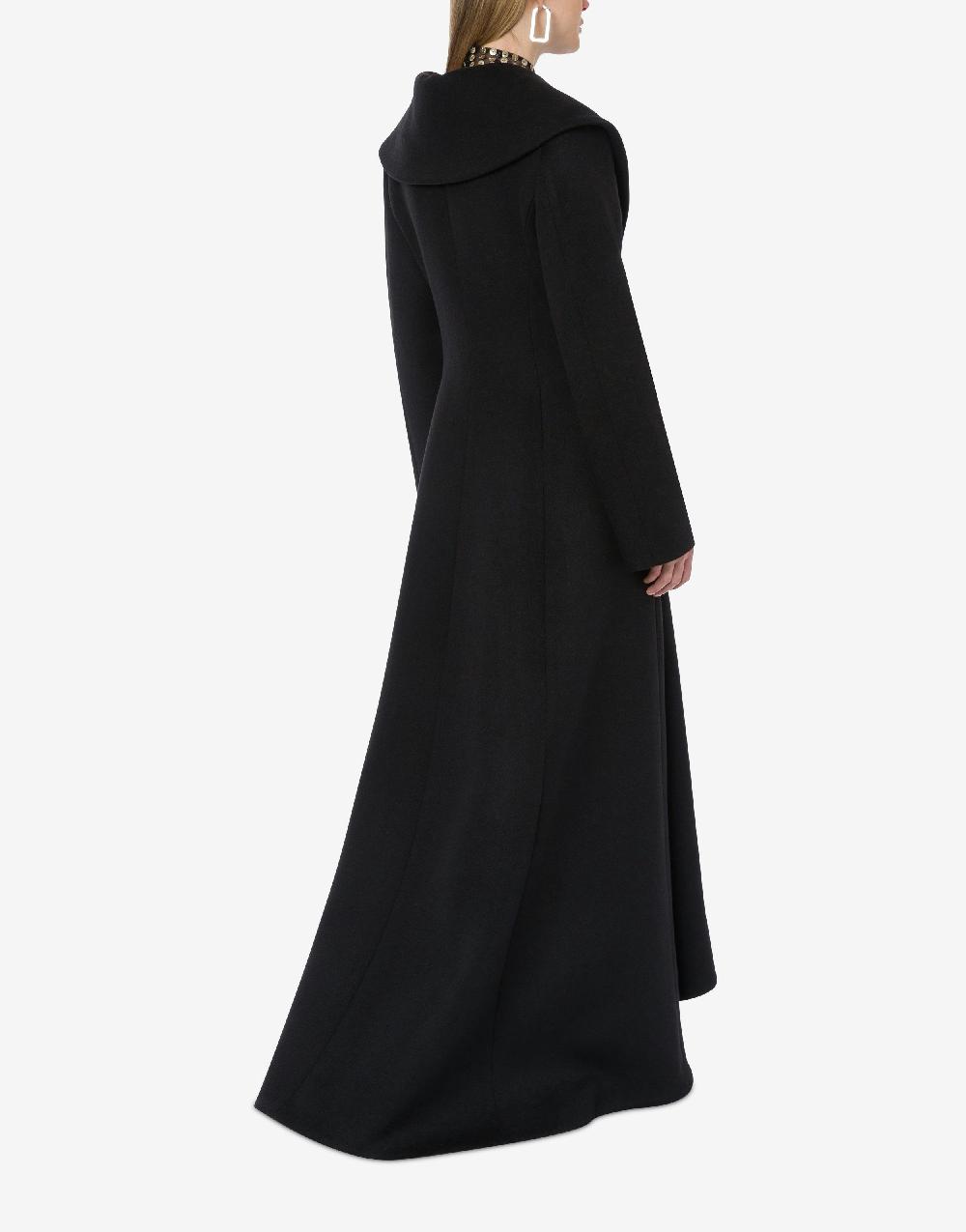 Alberta Ferretti Cappotto In Panno Di Lana E Cashmere