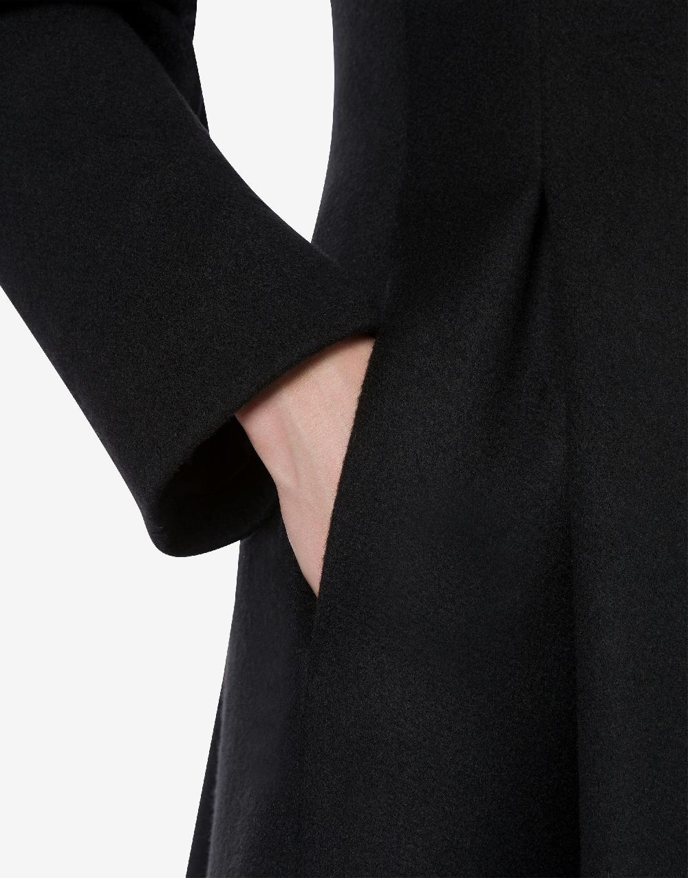 Alberta Ferretti Cappotto In Panno Di Lana E Cashmere