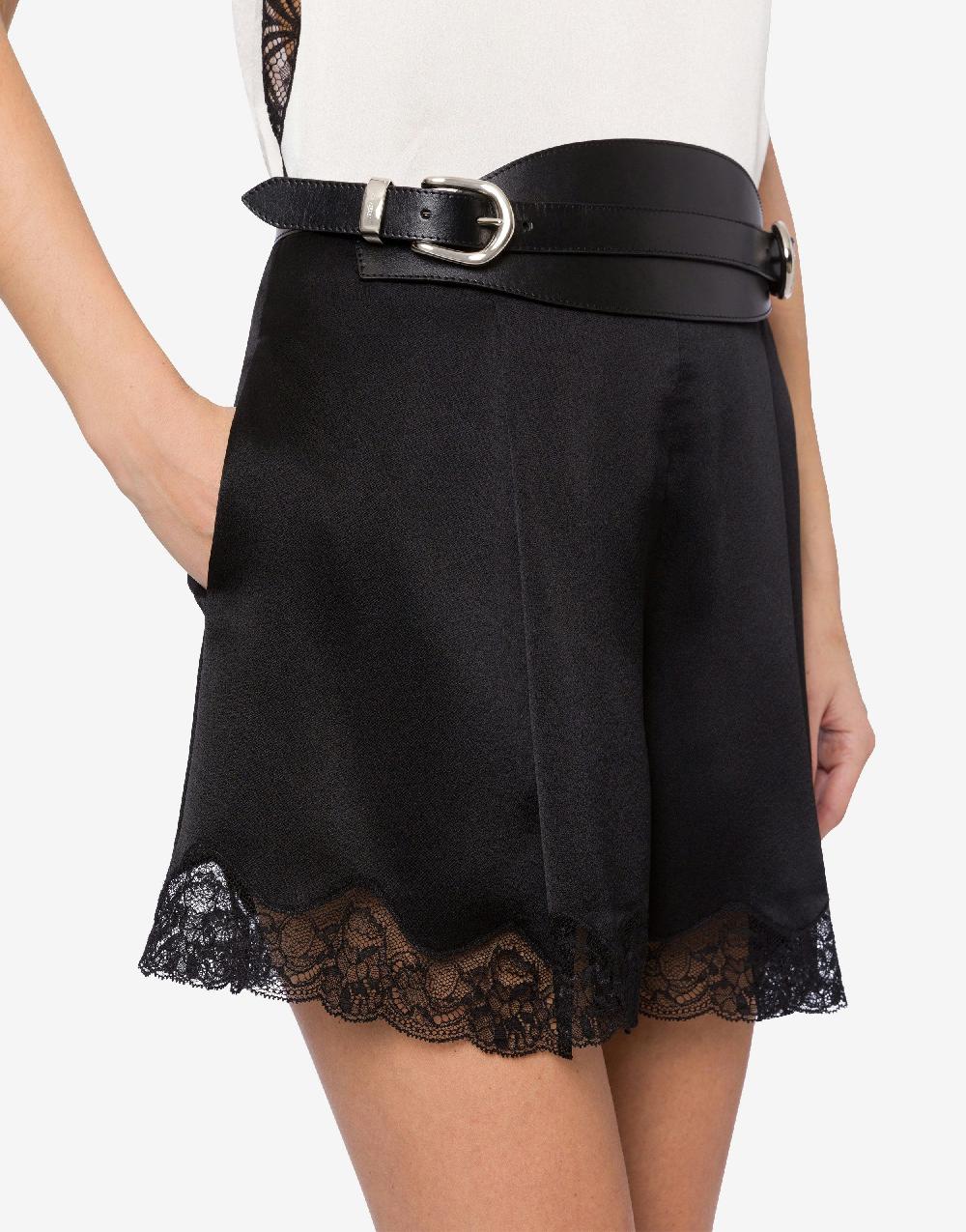 Alberta Ferretti Cintura Alta In Vitello Con Fibbie