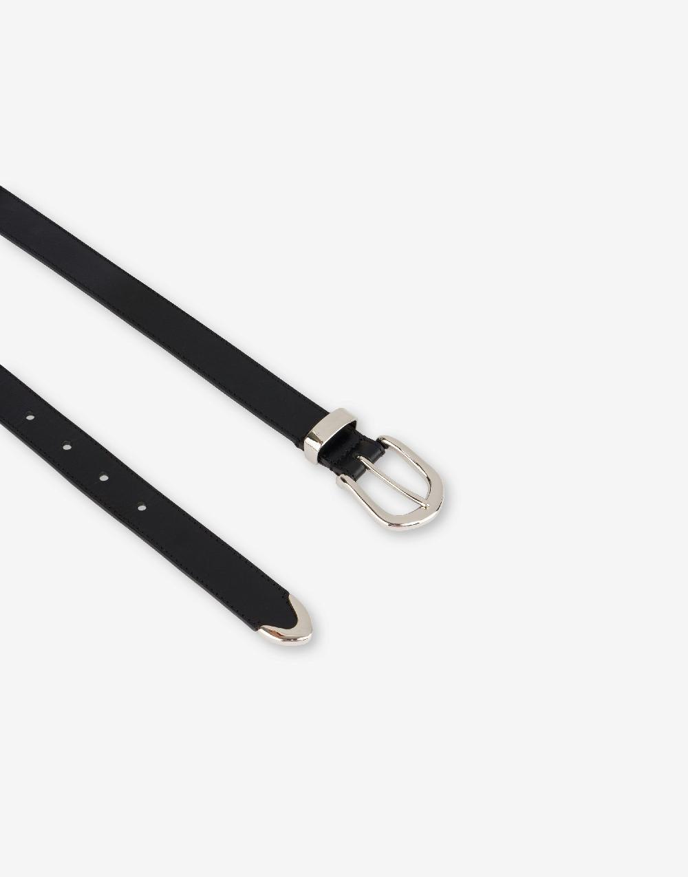 Alberta Ferretti Cintura In Vitello Con Fibbia In Metallo