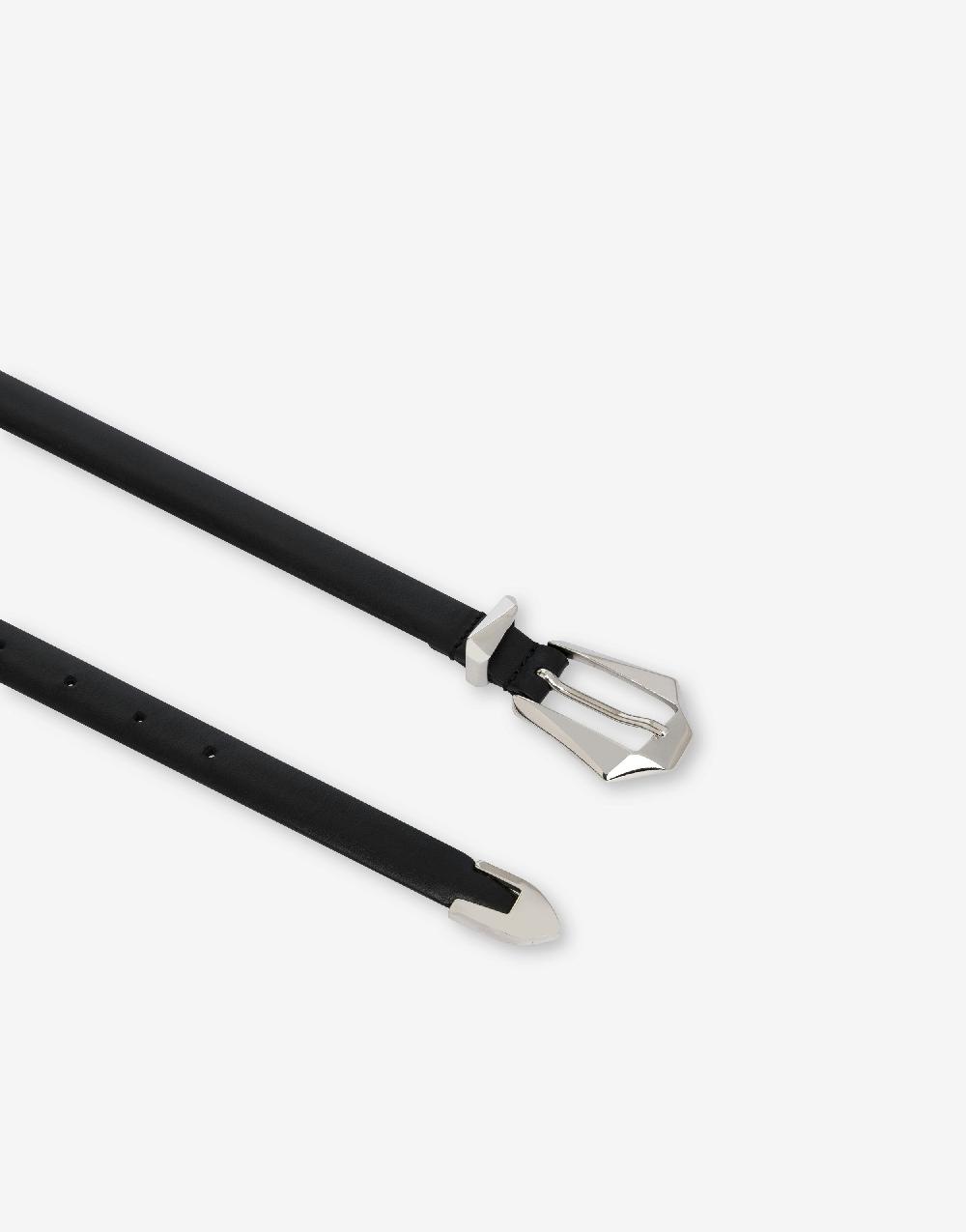 Alberta Ferretti Cintura In Vitello Con Fibbia In Metallo