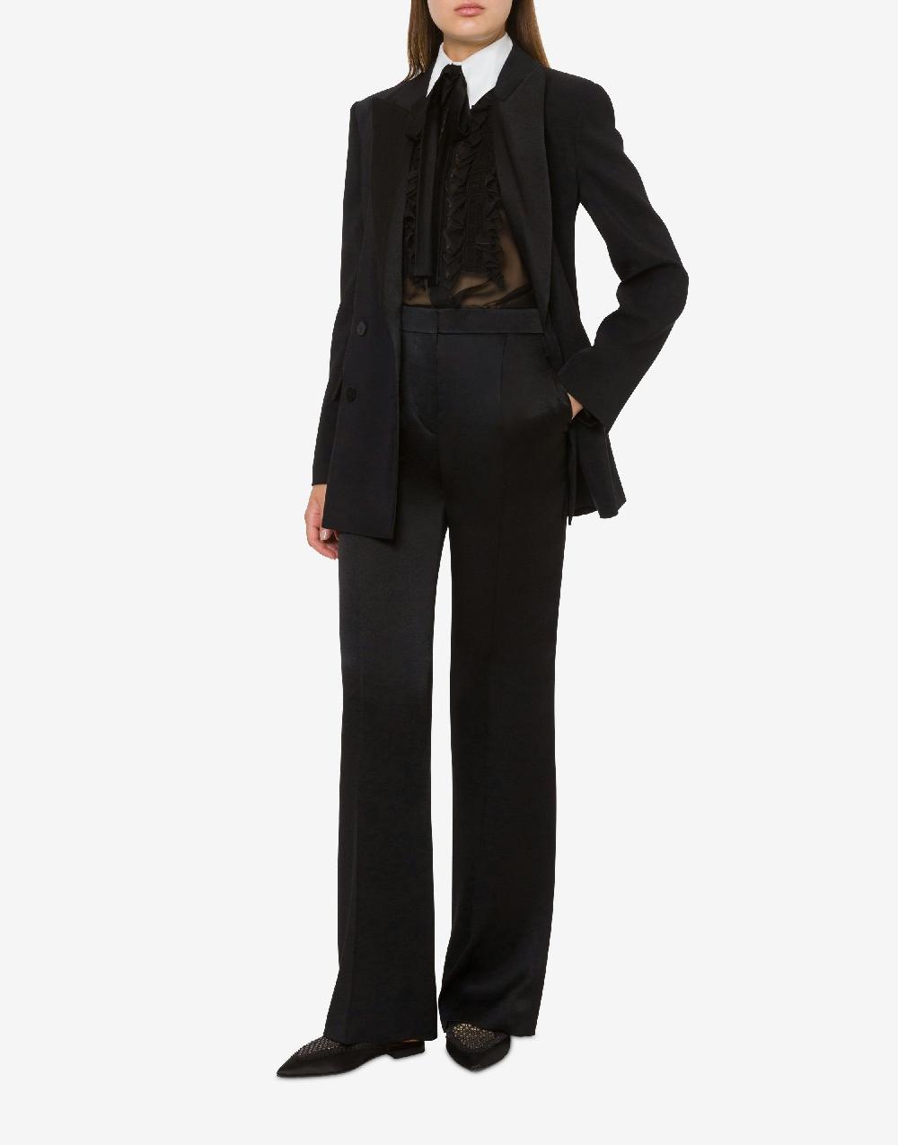 Alberta Ferretti Giacca Doppiopetto In Cady Stretch