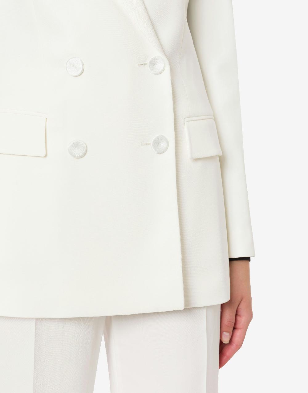 Alberta Ferretti Giacca Doppiopetto In Cady Stretch