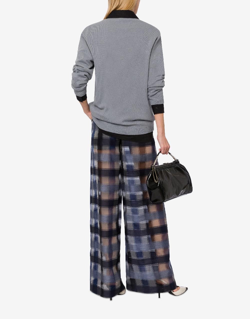 Alberta Ferretti Maglia Oversize In Misto Cashmere E Lana