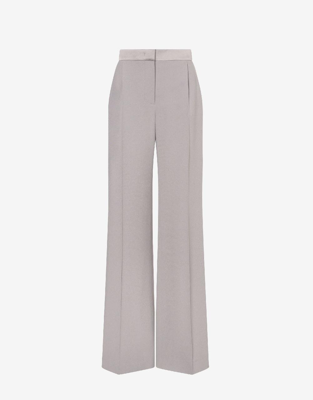 Alberta Ferretti Pantalone a vita bassa in enver satin