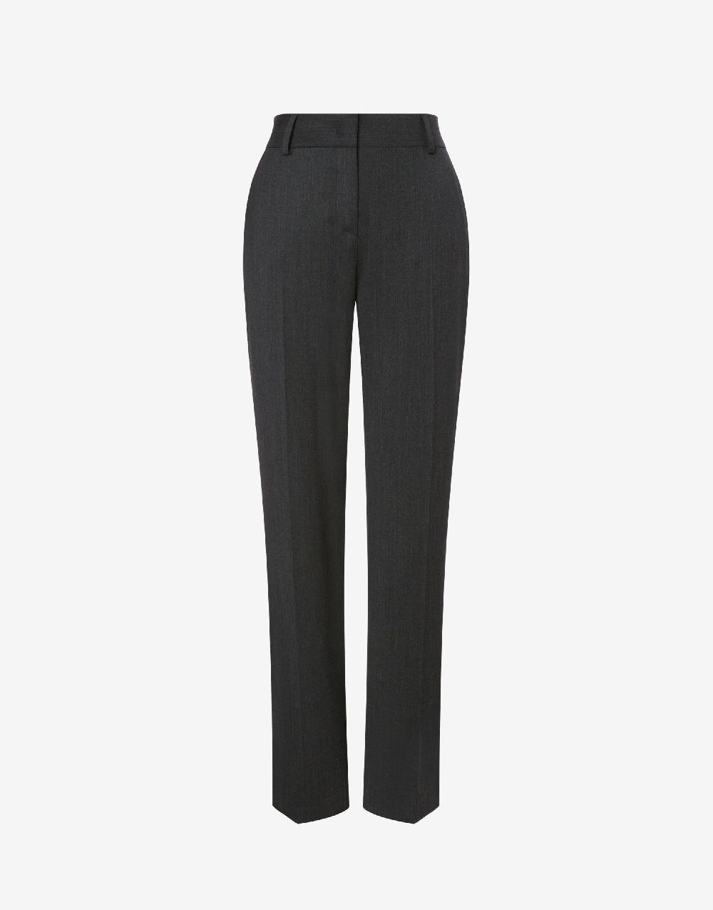 Alberta Ferretti Pantalone in twill di lana stretch