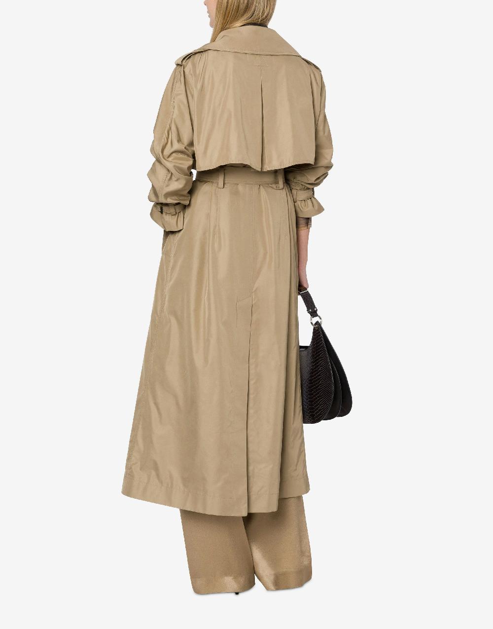 Alberta Ferretti Trench In Tessuto Tecnico Water Resistant