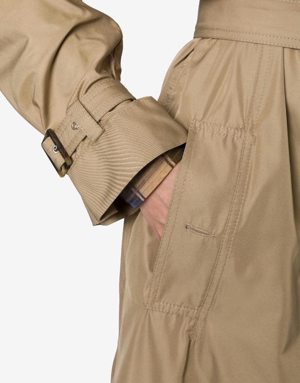 Alberta Ferretti Trench In Tessuto Tecnico Water Resistant