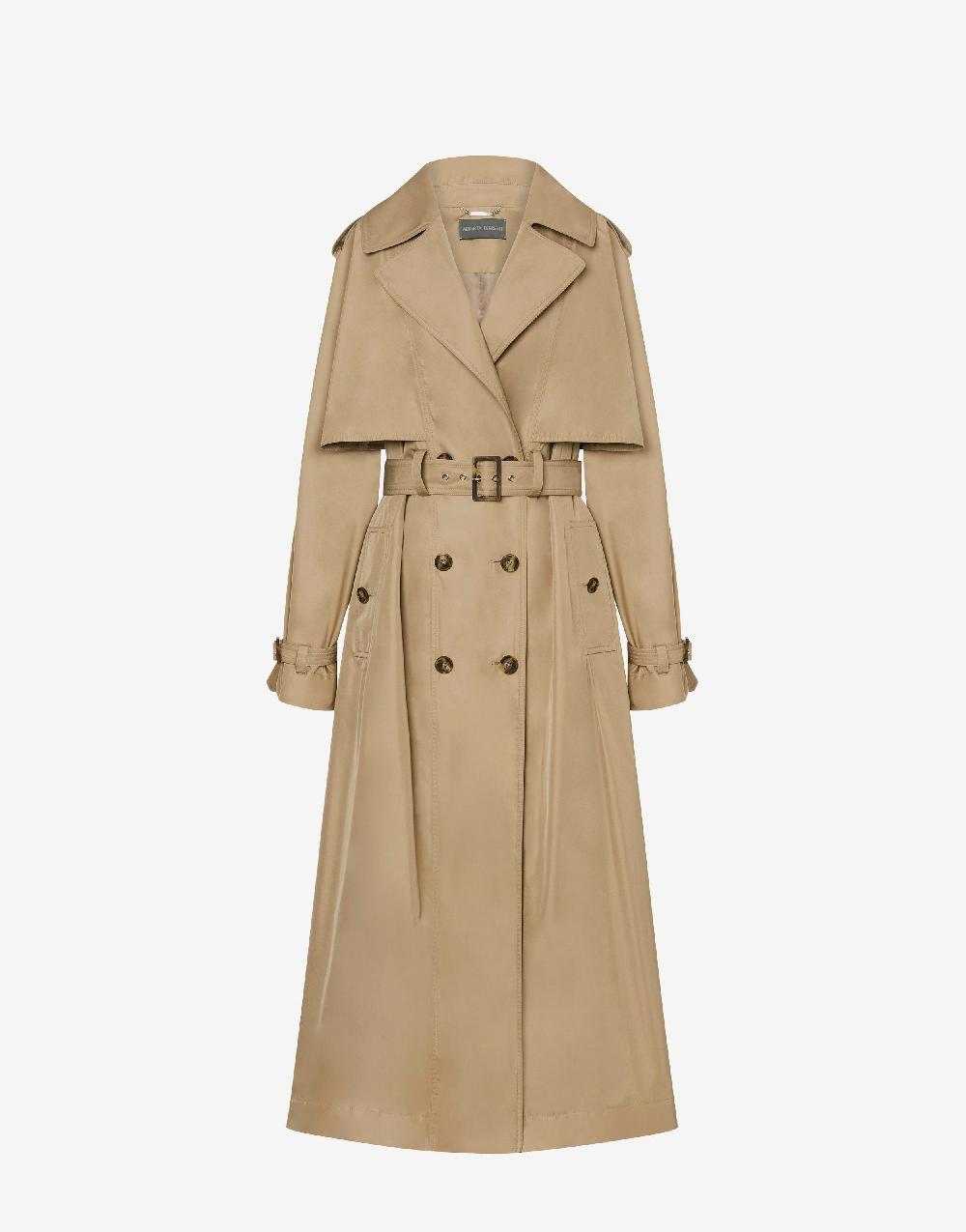 Alberta Ferretti Trench in tessuto tecnico water resistant