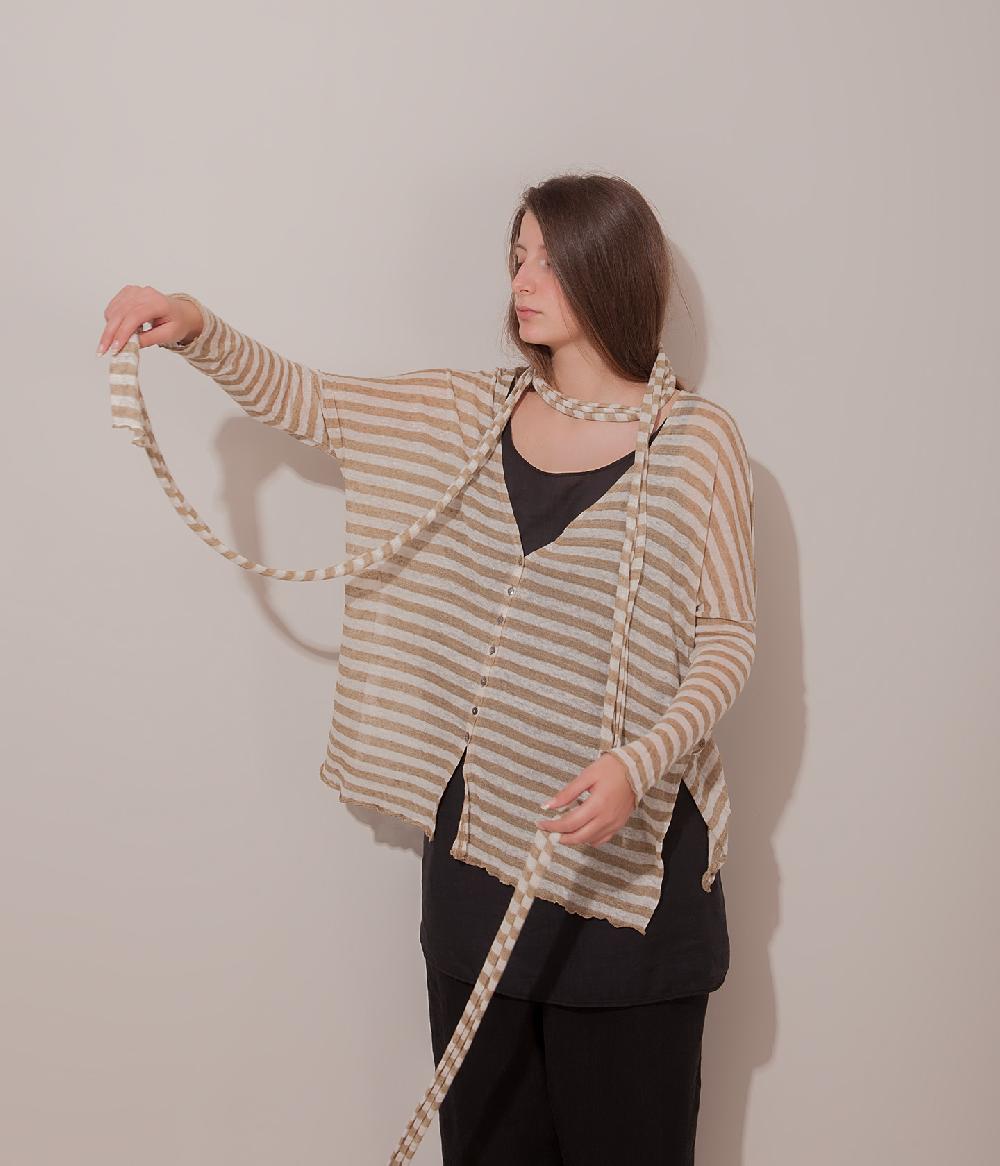 Album Di Famiglia Art. 17S#94_11 STRIPED SCARF LR