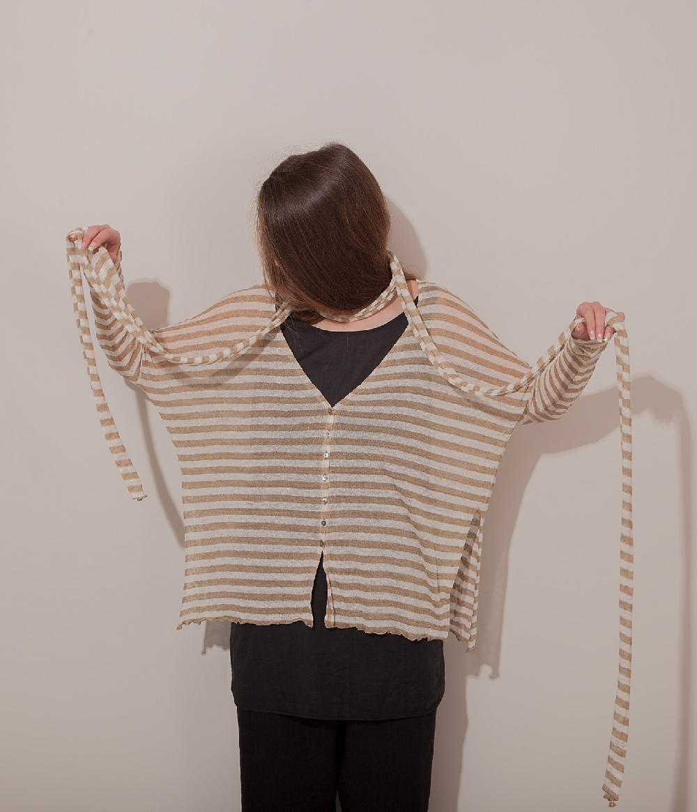 Album Di Famiglia art. 17S#94_11 STRIPED SCARF LR