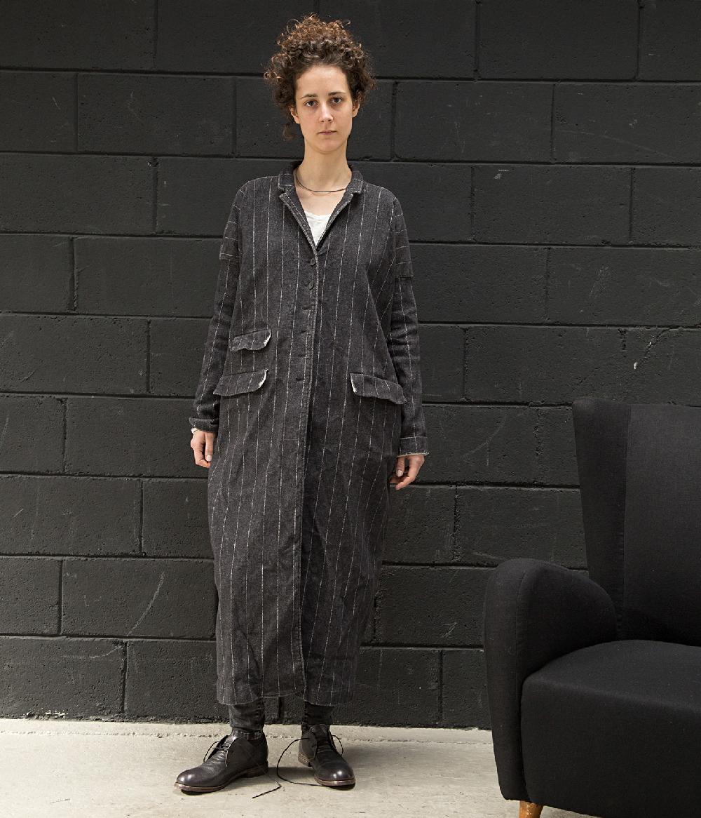 Album Di Famiglia Art. 17W4594 LONG COAT GESSATO