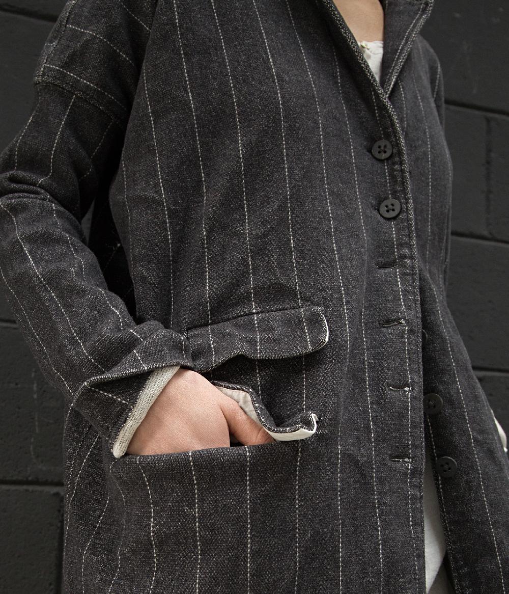 Album Di Famiglia art. 17W4594 LONG COAT GESSATO