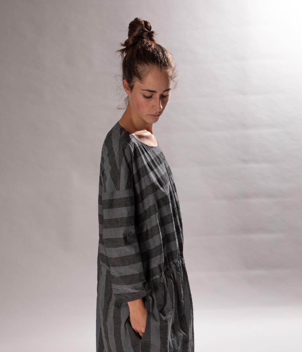 Album Di Famiglia art. 20S#31_90 LONG STRIPED DRESS