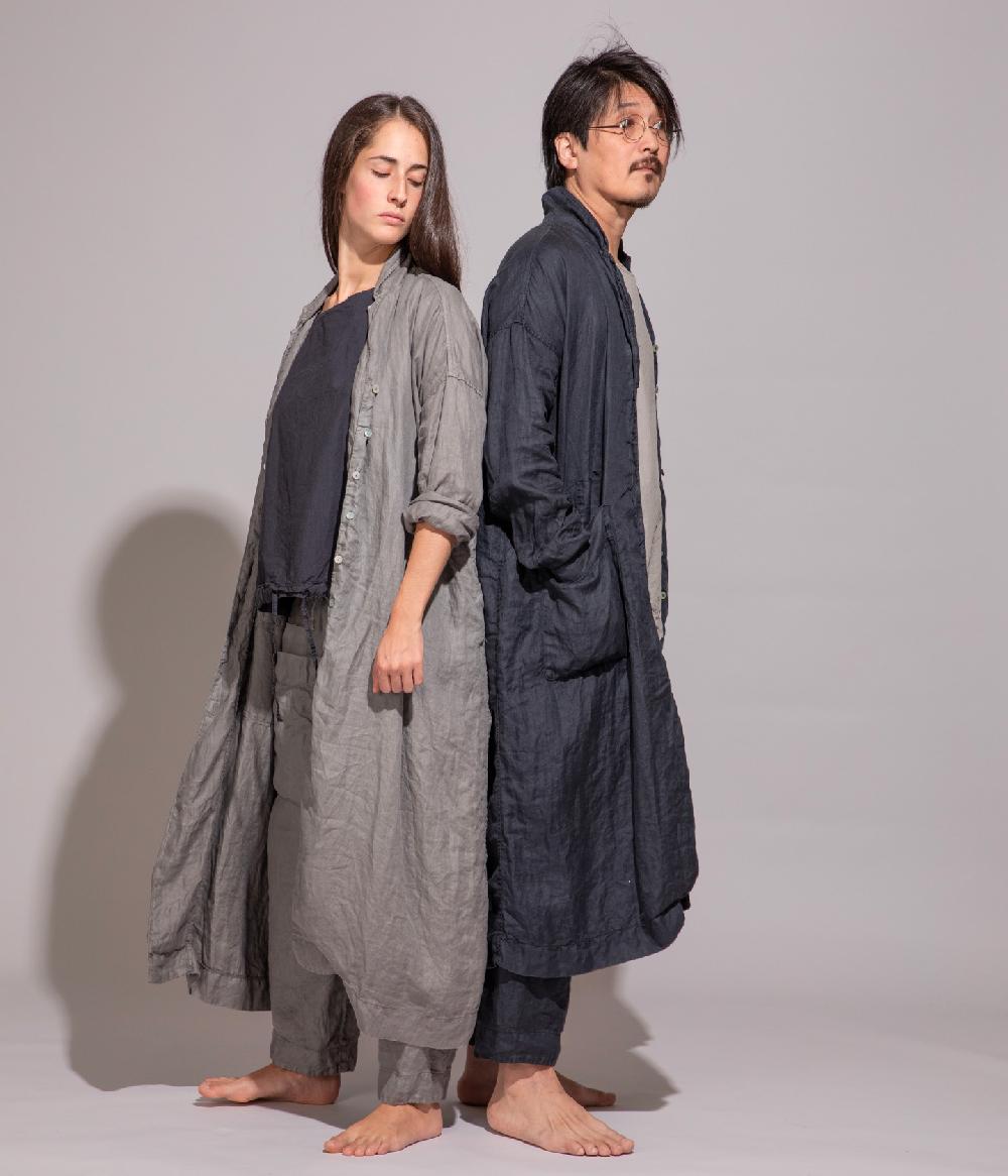 Album Di Famiglia Art. 20S#45_09 LINEN LIGHT COAT