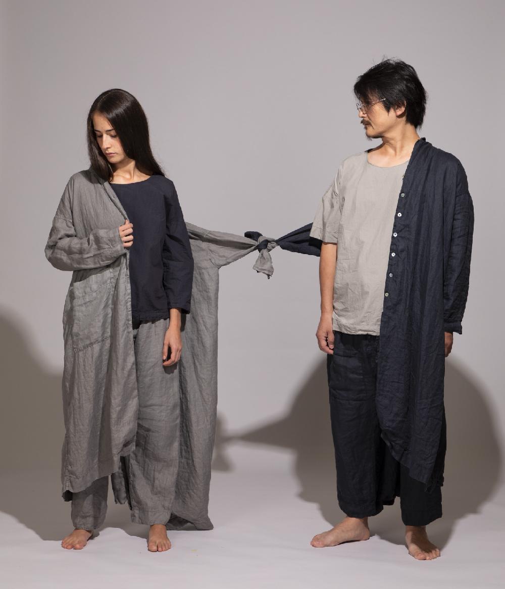 Album Di Famiglia Art. 20S#45_09 LINEN LIGHT COAT