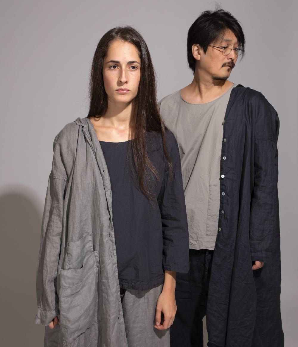 Album Di Famiglia Art. 20S#45_09 LINEN LIGHT COAT