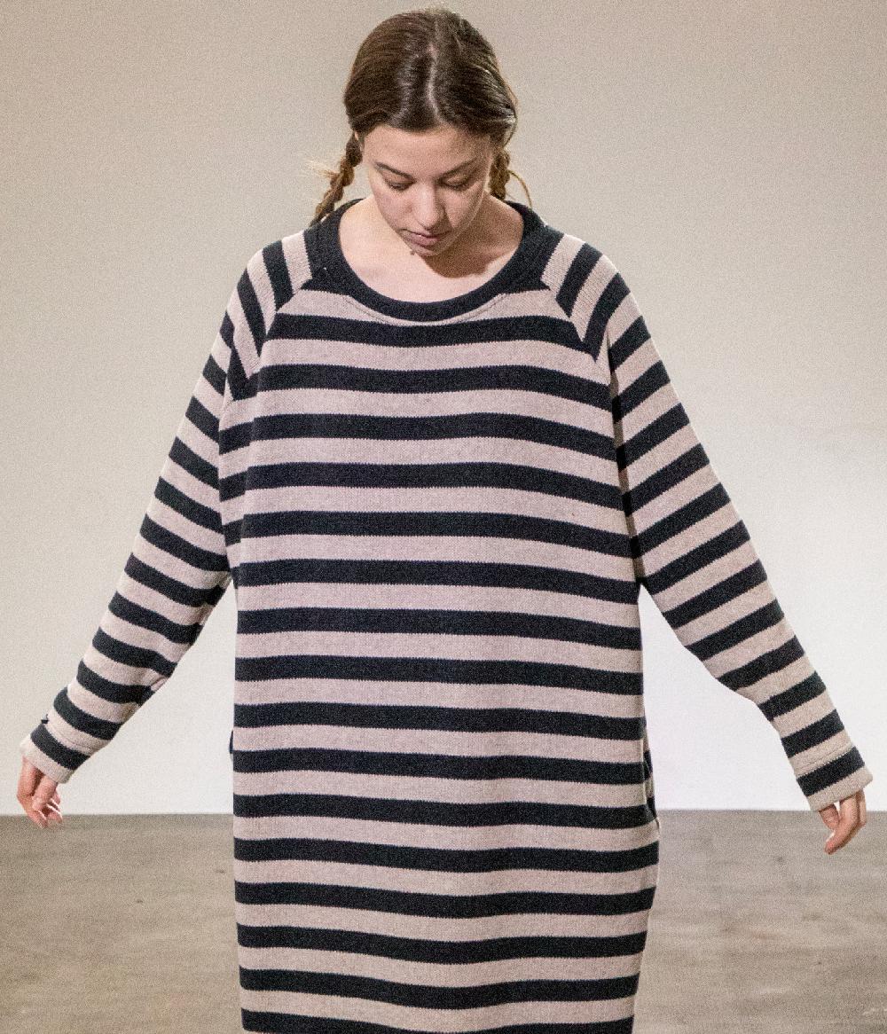 Album Di Famiglia Art. 22W31_170 STRIPED DRESS ST