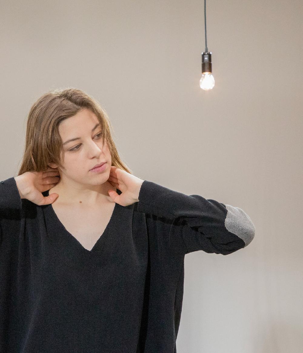 Album Di Famiglia Art. 22W40_196 PATCHED V NECK JP