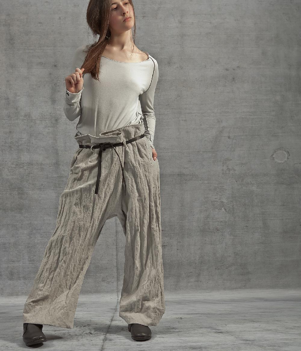 Album Di Famiglia Art. 14W23_92 PANTALONE OVER VELLUTO