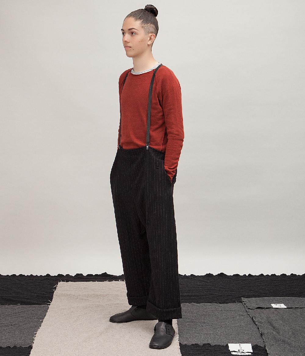 Album Di Famiglia Art. 15W23_123 PANTALONE OVER GESSATO