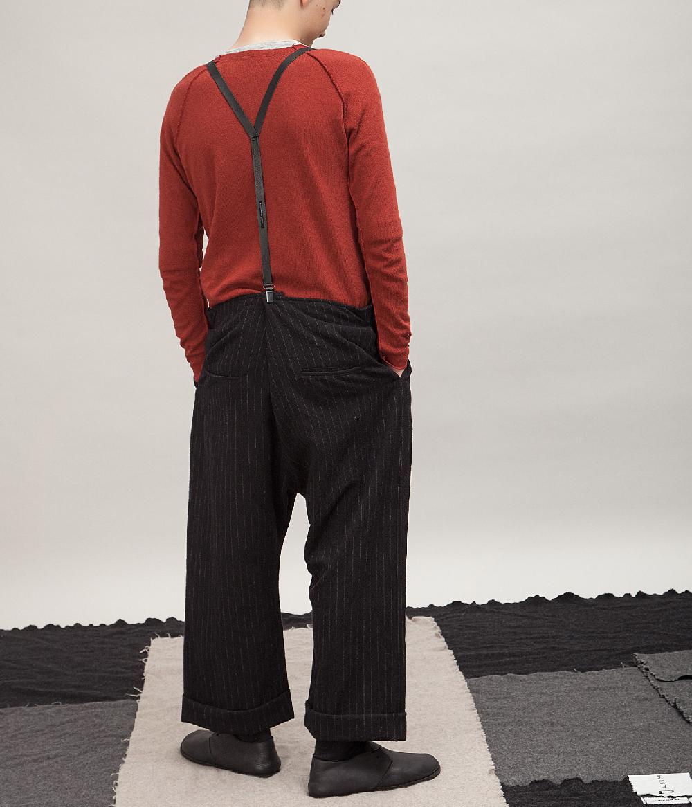 Album Di Famiglia Art. 15W23_123 PANTALONE OVER GESSATO