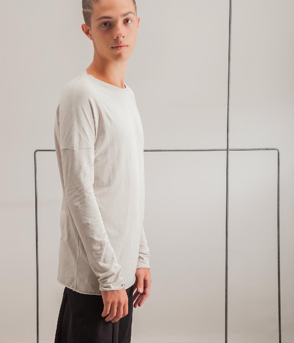 Album Di Famiglia Art. 16S#U1808 LONG T-SHIRT CO/SETA