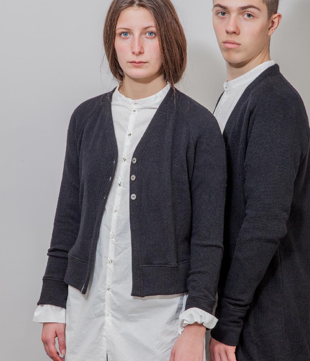 Album Di Famiglia Art. 16W#41_61 SHORT CARDIGAN FELPA WS