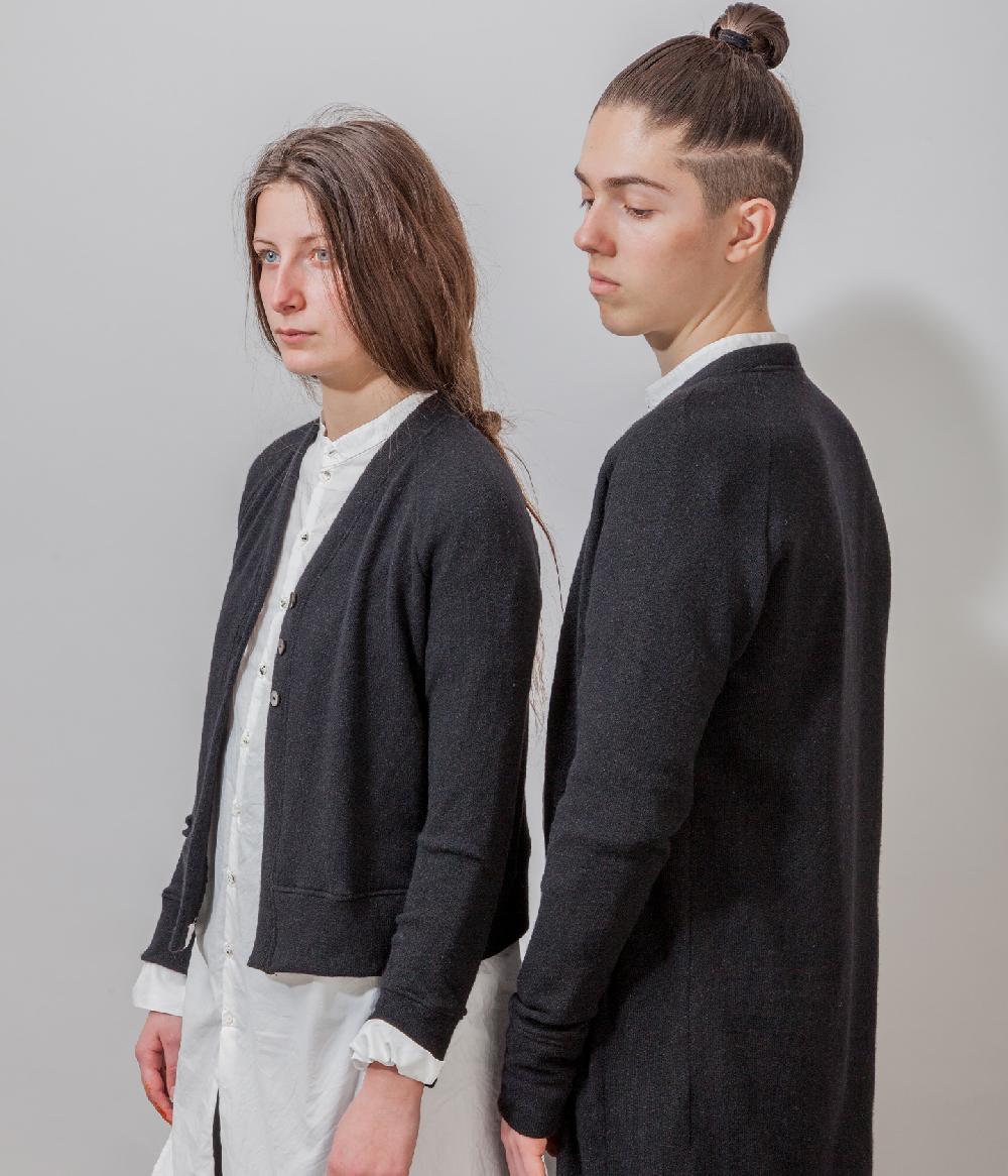 Album Di Famiglia Art. 16W#41_61 SHORT CARDIGAN FELPA WS