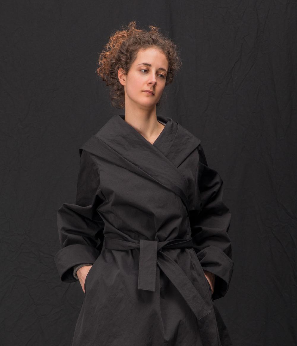 Album Di Famiglia Art. 19W#4340 HOODED WINTER COAT JC (S – L)