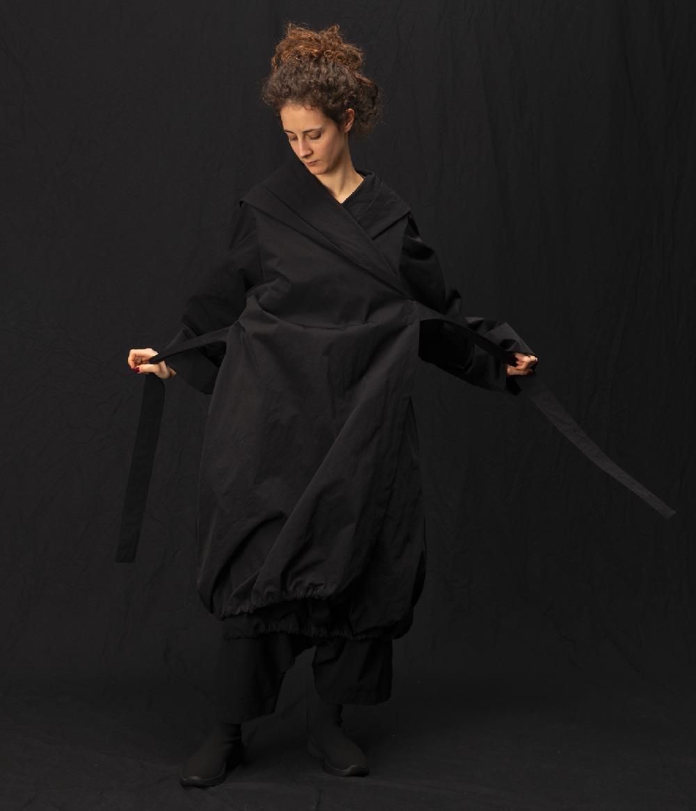 Album Di Famiglia Art. 19W#4340 HOODED WINTER COAT JC (S – L)