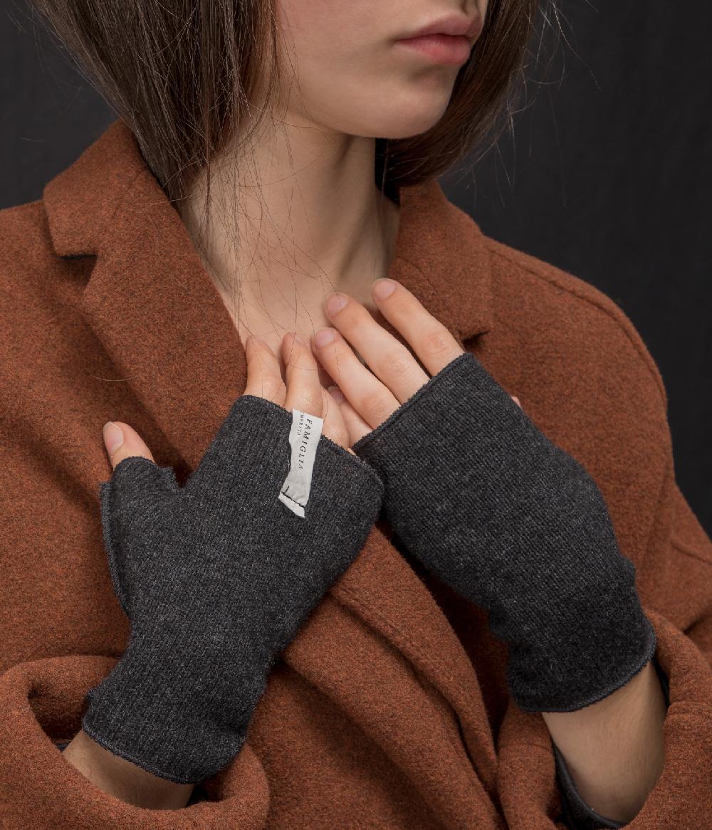 Album Di Famiglia art. 19W#9322 FINGERLESS SHORT GLOVES WO/WS