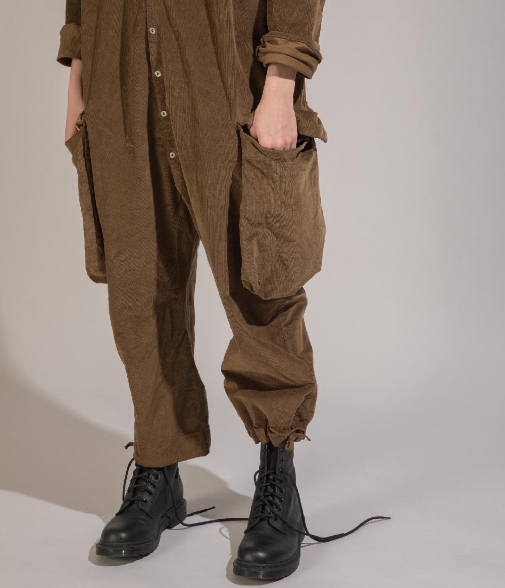 Album Di Famiglia Art. 20W6084 CORDUROY CARGO JUMPSUIT