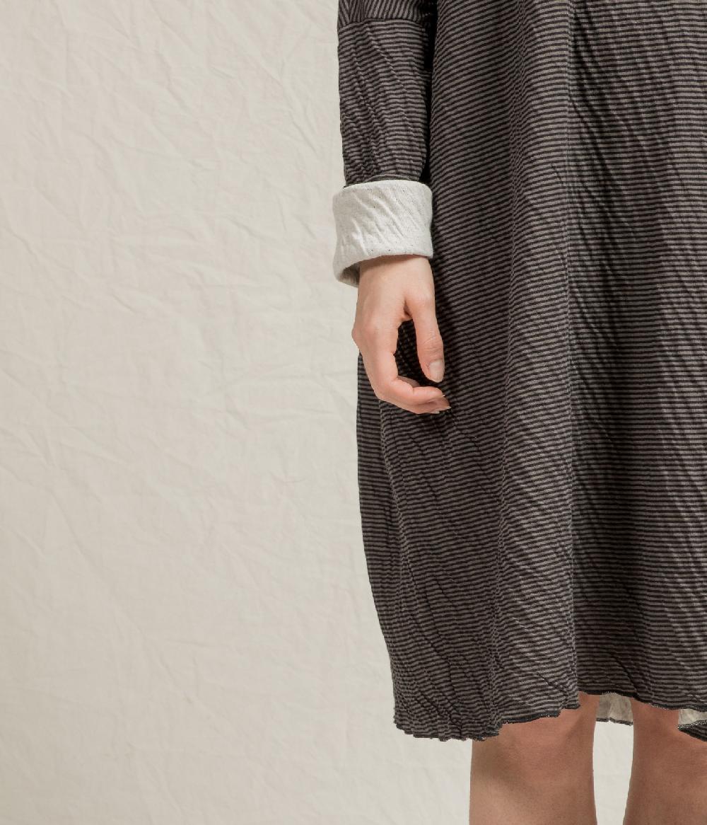 Album Di Famiglia Art. 21SUP#31_129 STRIPED T-DRESS T (S-L)