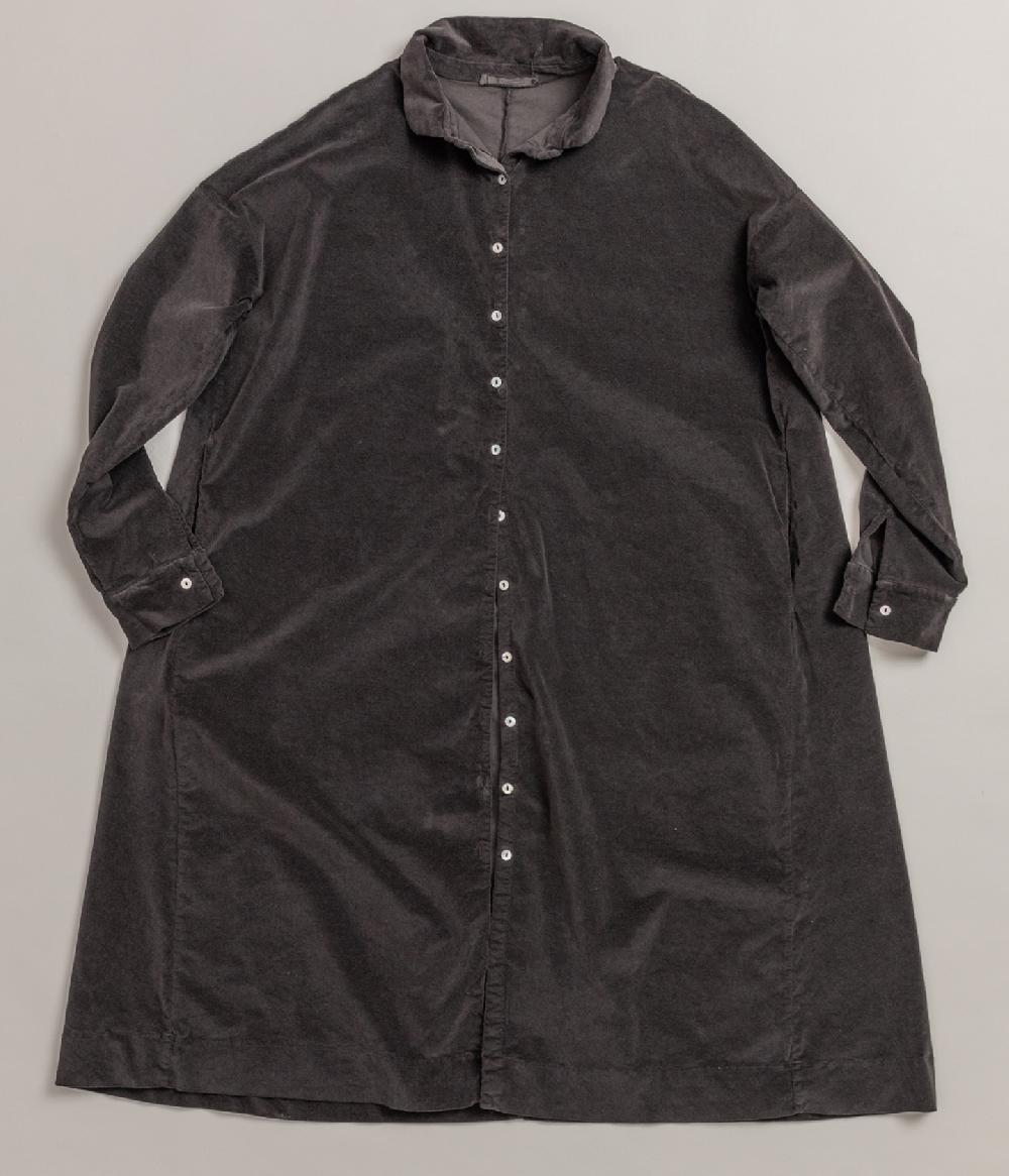 Album Di Famiglia Art. 21W31_131 VELVET COLLAR DRESS (S-L)