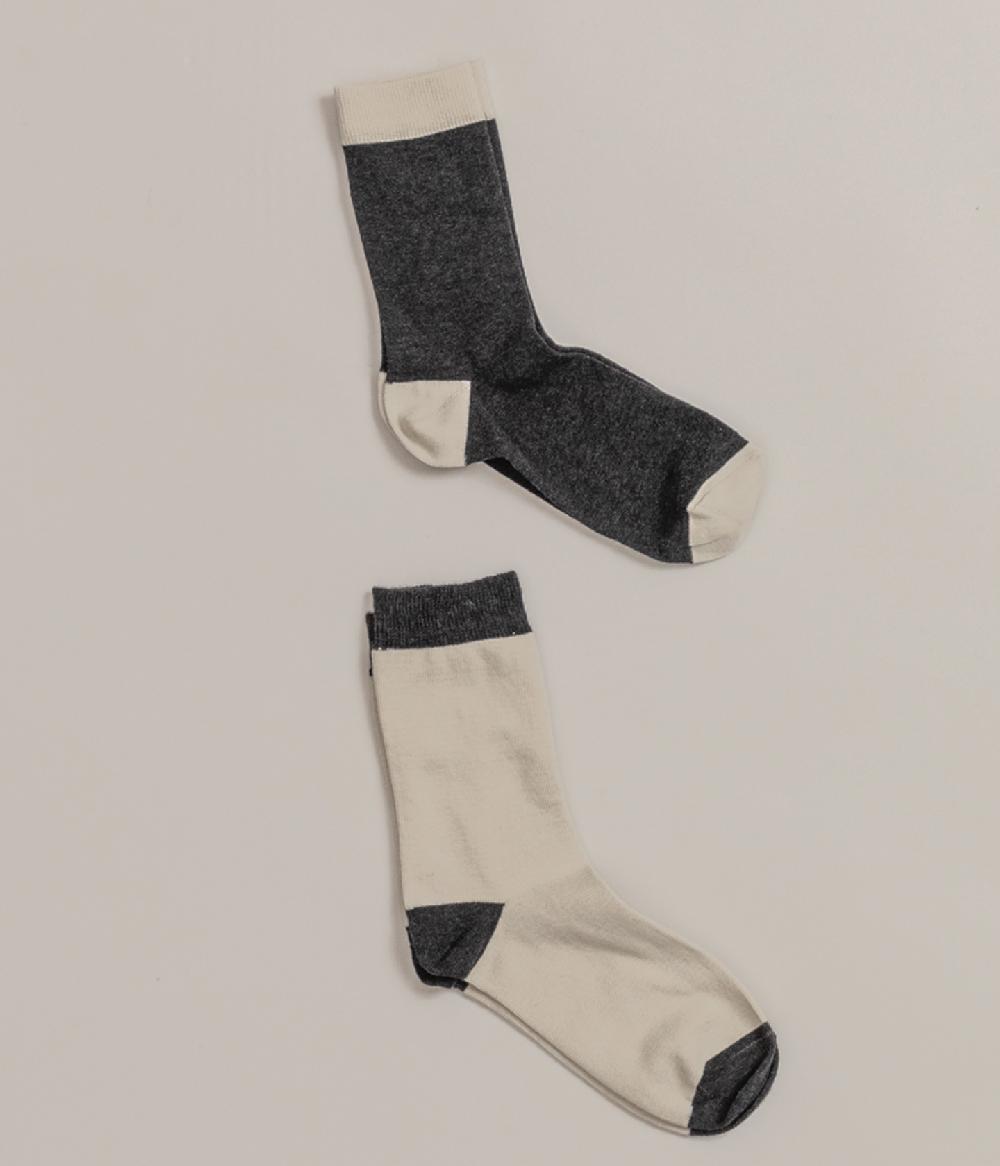 Album Di Famiglia Art. 21W9043 SOCKS BICOLOR 2 Pieces